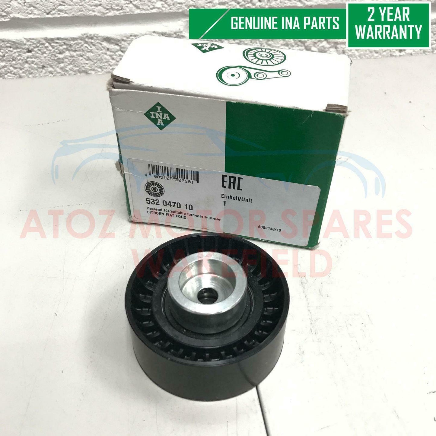 FOR MONDEO 2.0 2.2 DI TDDI TDCI ALTERNATOR DRIVE FAN BELT PULLEY TENSIONER KIT