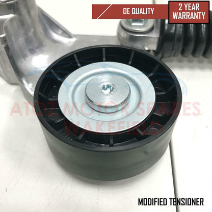 FOR MONDEO 2.0 2.2 DI TDDI TDCI ALTERNATOR DRIVE FAN BELT PULLEY TENSIONER KIT