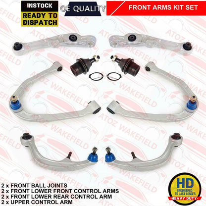 FOR NISSAN 350Z FRONT UPPER LOWER FRONT REAR SUSPENSION WISHBONE CONTROL ARMS