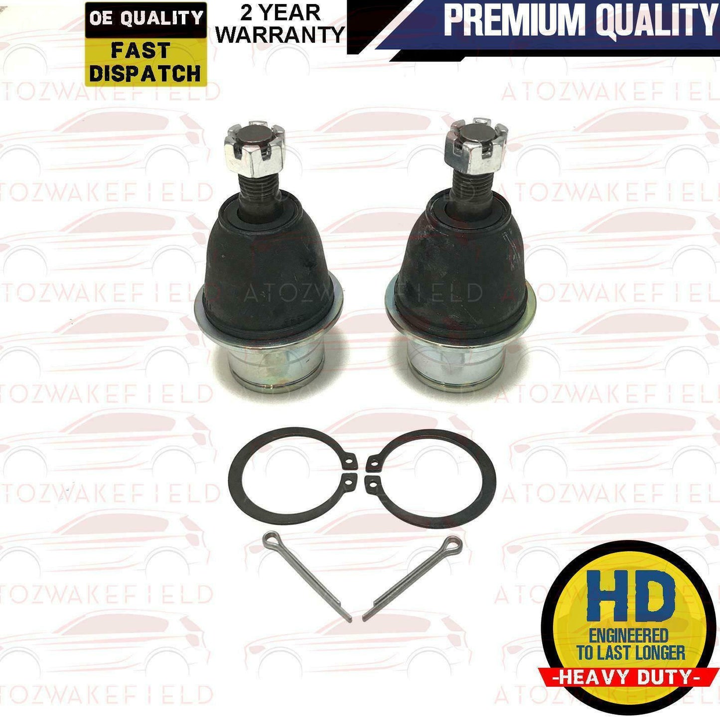 FOR NISSAN 350Z G35 FRONT LOWER SUSPENSION WISHBONE CONTROL ARMS BALL JOINTS