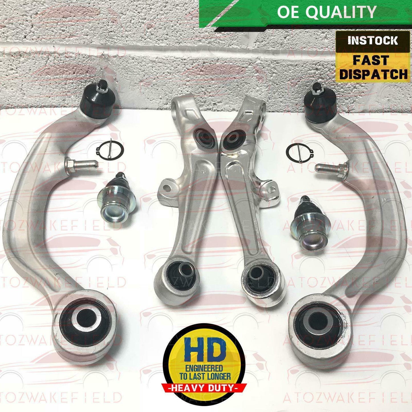 FOR NISSAN 350Z INFINITI G35 FRONT SUSPENSION LOWER WISHBONE ARMS BALL JOINTS