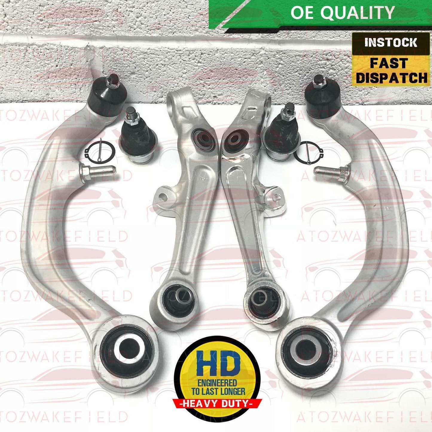 FOR NISSAN 350Z INFINITI G35 FRONT SUSPENSION LOWER WISHBONE ARMS BALL JOINTS
