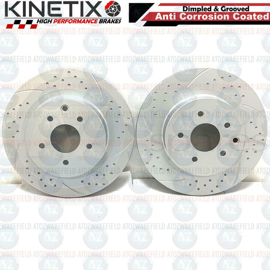 For Nissan 350z 350 z roadster G35 rear grooved brake discs (brembo setup) TX046