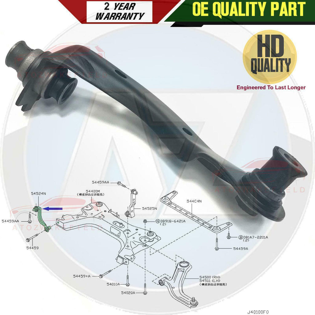 FOR NISSAN CUBE 03-05 FRONT RIGHT ENGINE MOUNTING MOUNT TRACK CONTROL ARM LINK