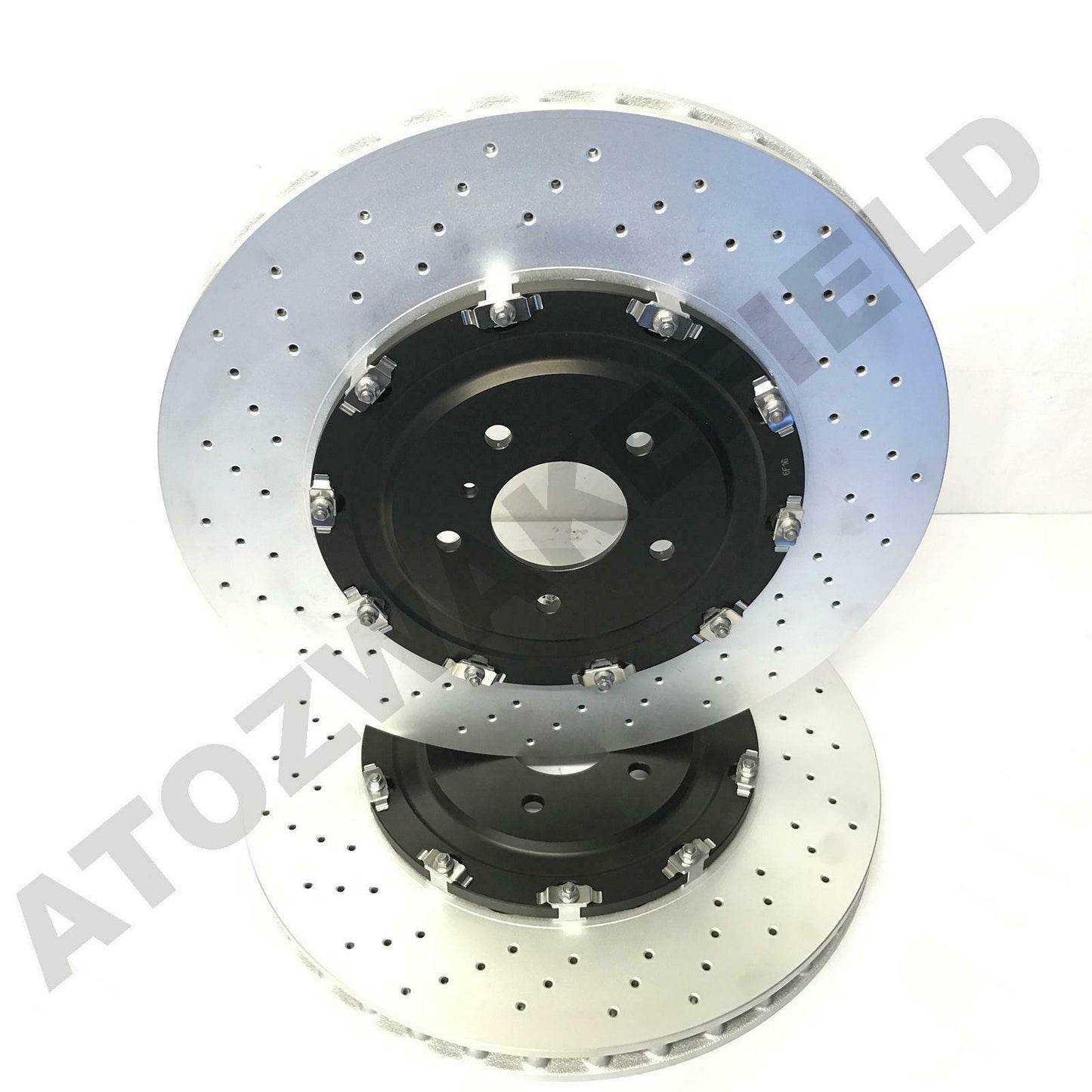 FOR NISSAN GTR R35 FRONT 2 PIECE FLOATING GENUINE BREMBO BRAKE DISCS 2011-