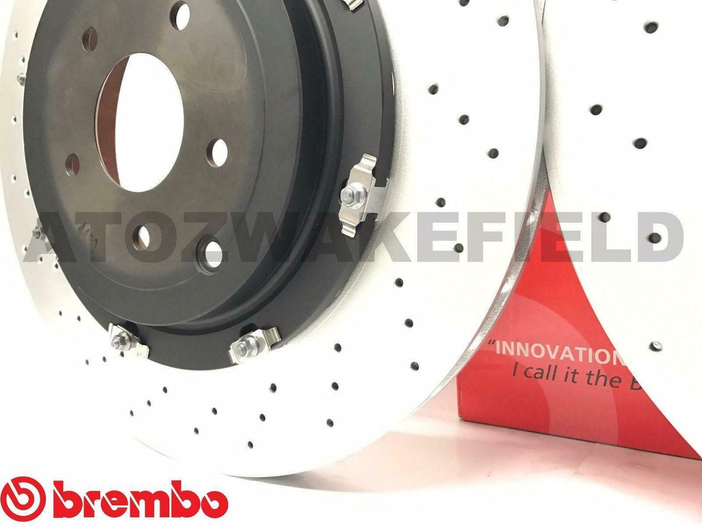 FOR NISSAN GTR R35 FRONT 2 PIECE FLOATING GENUINE BREMBO BRAKE DISCS 2011-