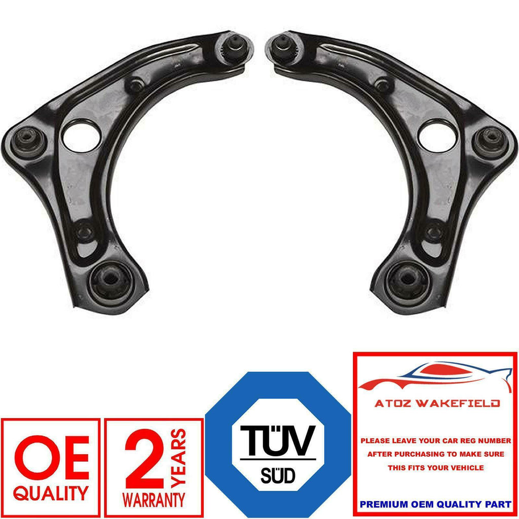 FOR NISSAN MICRA K13 1.2 2010- FRONT AXLE LOWER LEFT RIGHT WISHBONE CONTROL ARMS