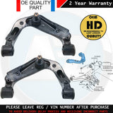 FOR NISSAN NAVARA 2.5 TD D40 FRONT TOP UPPER SUSPENSION WISHBONE CONTROL ARMS X2