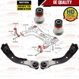 FOR NISSAN MICRA K12 NV200 FRONT SUBFRAME MOUNT MOUNTING 2 LINKS ARMS 2 BUSHES