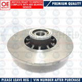 FOR VAUXHALL VIVARO 1.6 CDTi 14- REAR BRAKE DISCS PADS ABS SENSOR BEARING 280mm