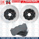 FOR NISSAN R35 GTR GT-R 2011->> FRONT FLOATING BRAKE DISCS BRAKE & PADS 390mm