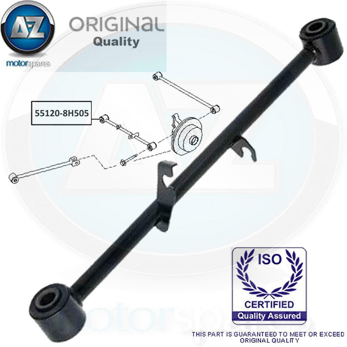 FOR NISSAN X-TRAIL T30 LATERAL REAR LEFT SUSPENSION CONTROL ARM ROD 55120-8H505