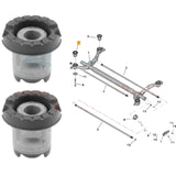 FOR PEUGEOT 206 REAR SUBFRAME AXLE FRONT MOUNTING BUSH 5131.93 5131.A9 5131.F8