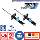 FOR PEUGEOT 307 CC SW 3H 3E 3B X2 FRONT LEFT RIGHT SHOCKERS SHOCKS ABSORBERS SET