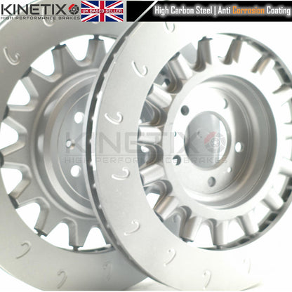 FOR PEUGEOT 308 GTI 1.6 GTi 15-21 J GROOVED FRONT LEFT & RIGHT BRAKE DISCS PADS 380mm X 32mm