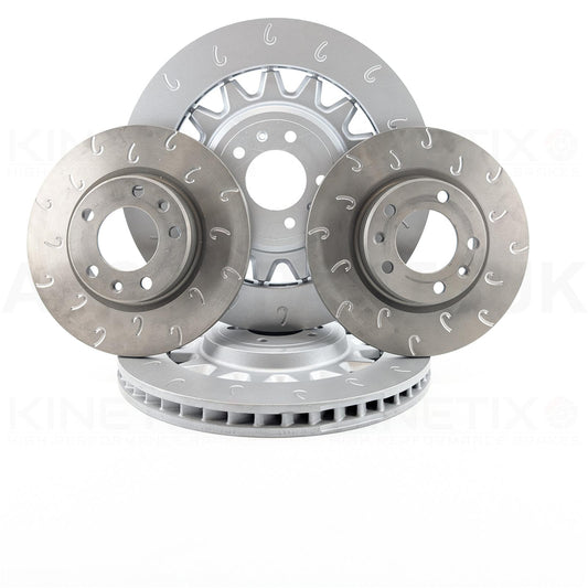 FOR PEUGEOT 308 GTi 1.6 GTi 2015-2021 FRONT REAR J GROOVED PERFORMANCE BRAKE DISCS 380mm 268mm