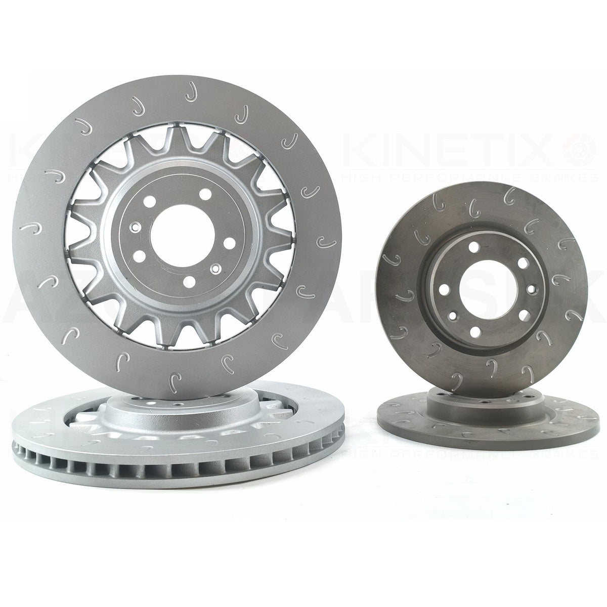 FOR PEUGEOT 308 GTI 2015-2021 FRONT REAR GROOVED BRAKE DISCS PADS 380mm 268mm