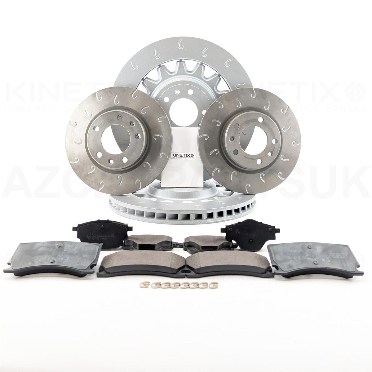 FITS PEUGEOT 308 GTI 2015-2021 FRONT REAR GROOVED BRAKE DISCS PADS 380mm 268mm