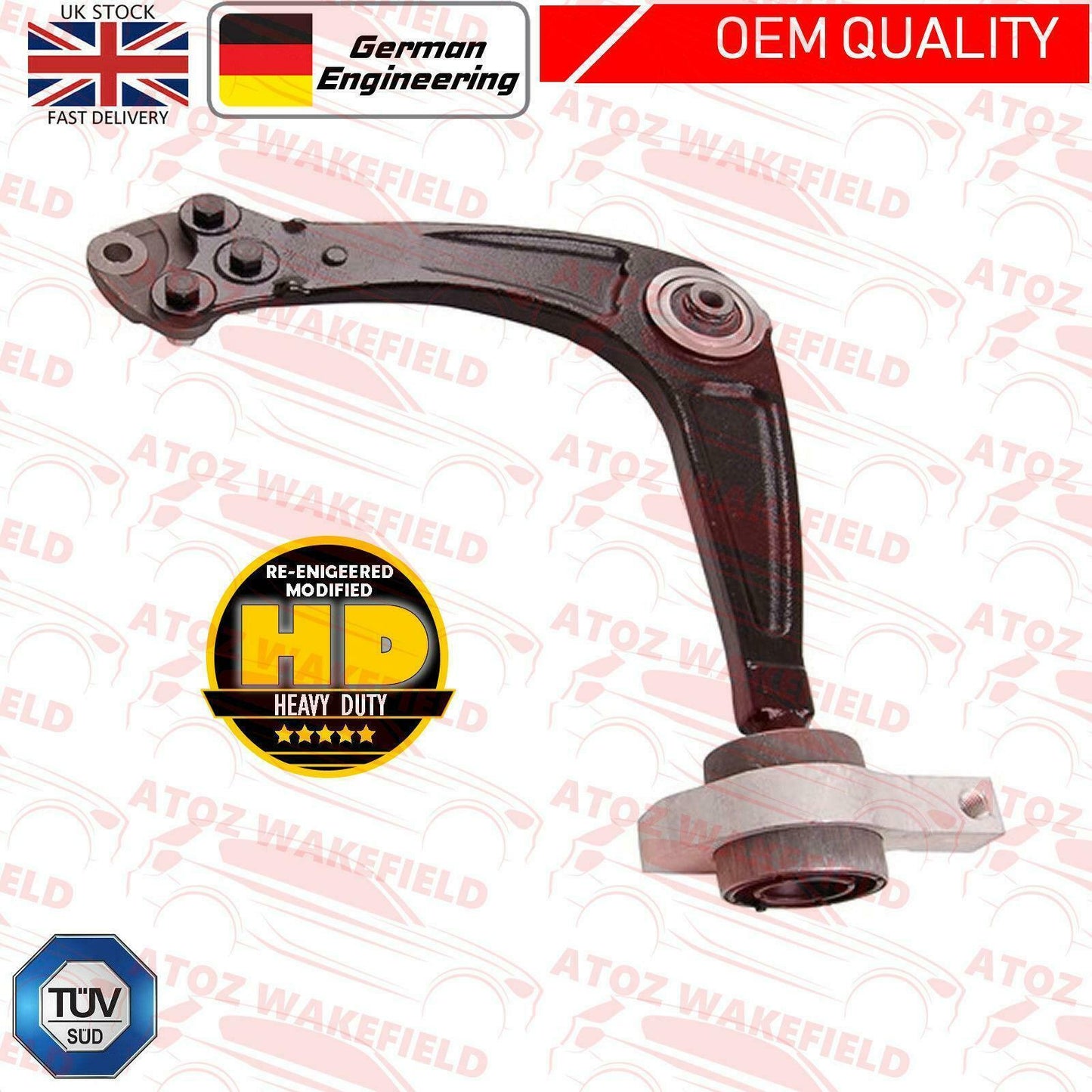 FOR PEUGEOT 508 FRONT LOWER LEFT SUSPENSION WISHBONE CONTROL ARM LH 2010->