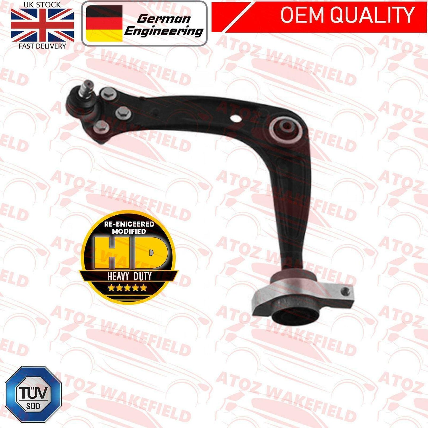 FOR PEUGEOT 508 FRONT LOWER LEFT SUSPENSION WISHBONE CONTROL ARM LH 2010->