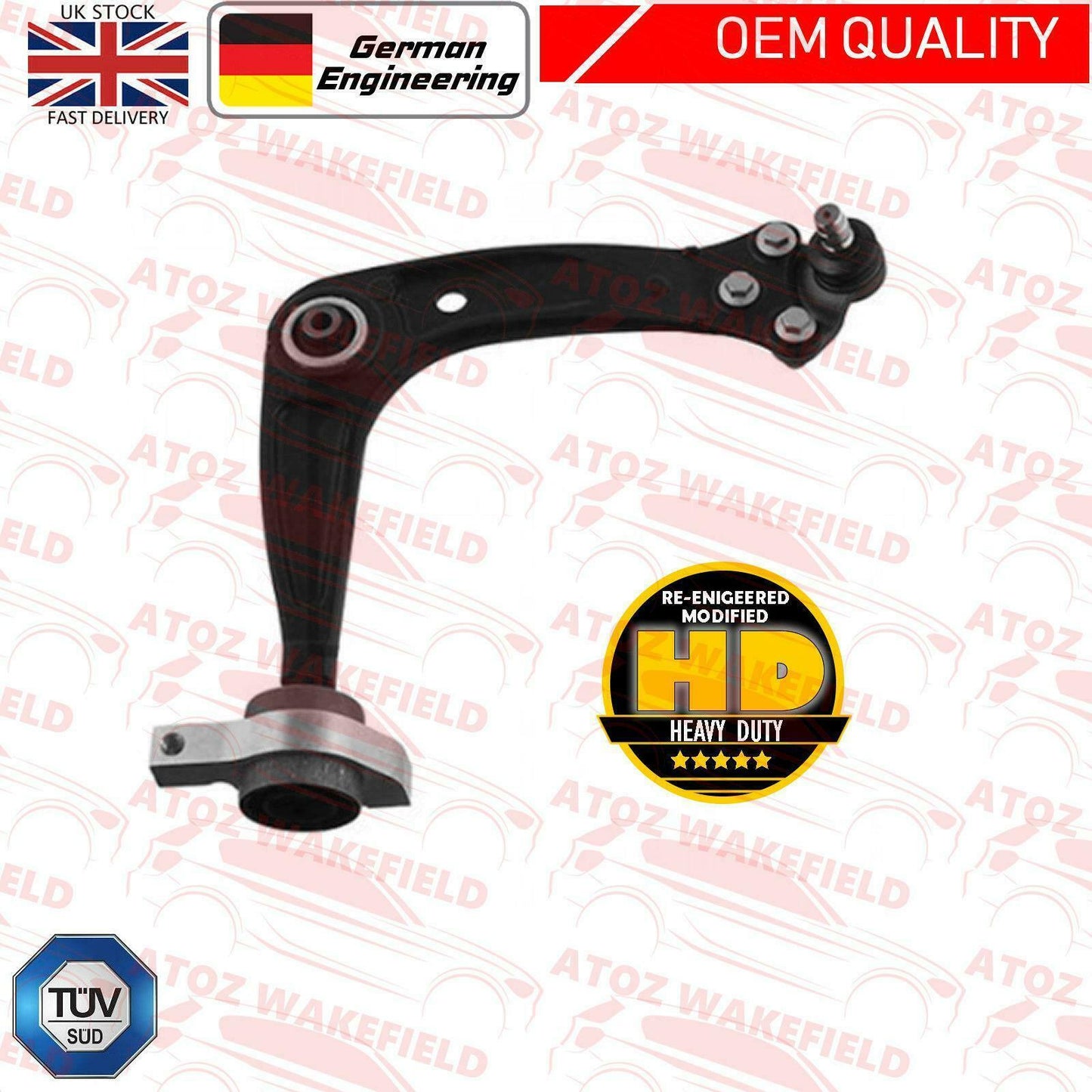 FOR PEUGEOT 508 FRONT LOWER RIGHT SUSPENSION WISHBONE CONTROL ARM RH 2010->