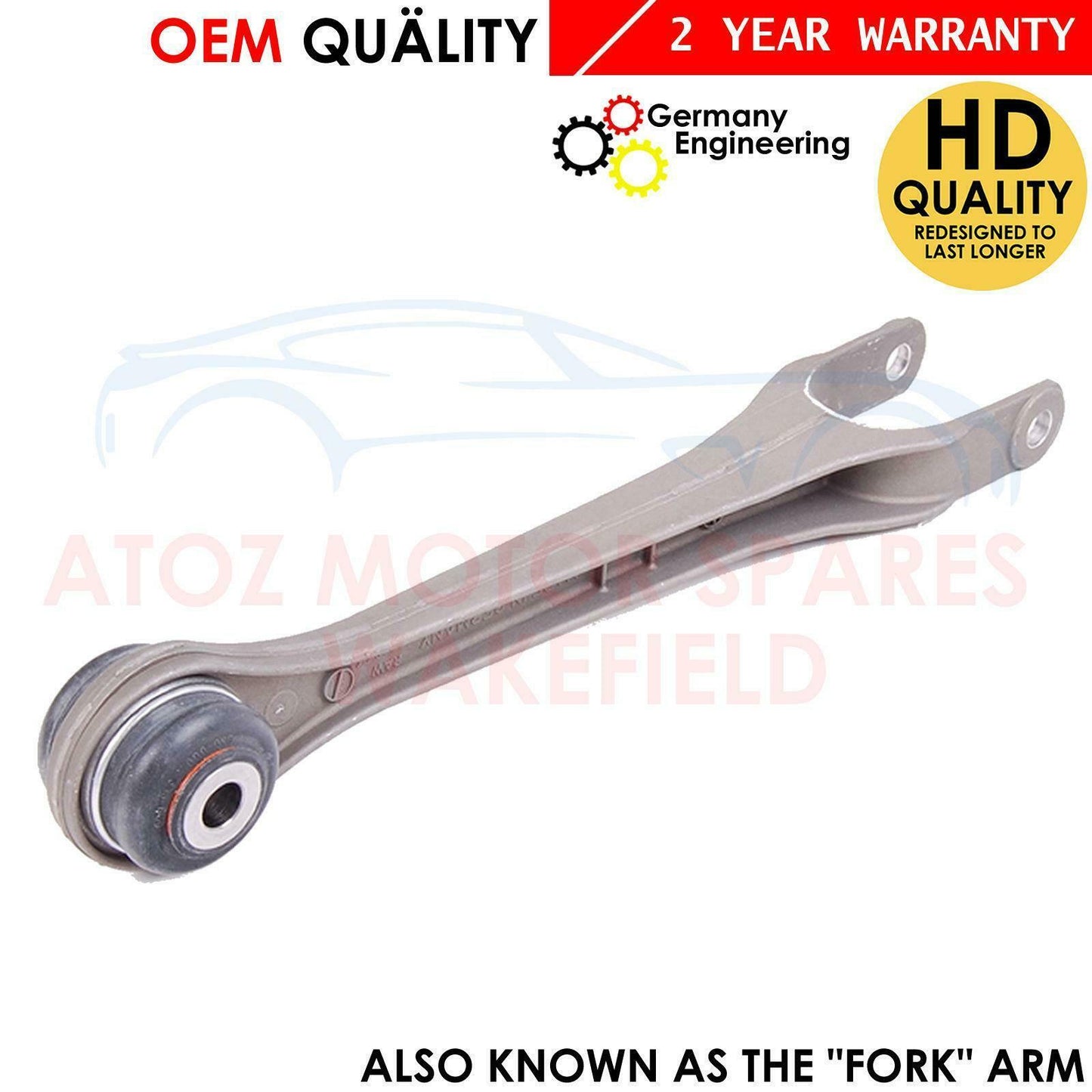 FOR PORSCHE 911 CARRERA 4S FRONT LOWER WISHBONE TRACK CONTROL TUNING FORK ARM