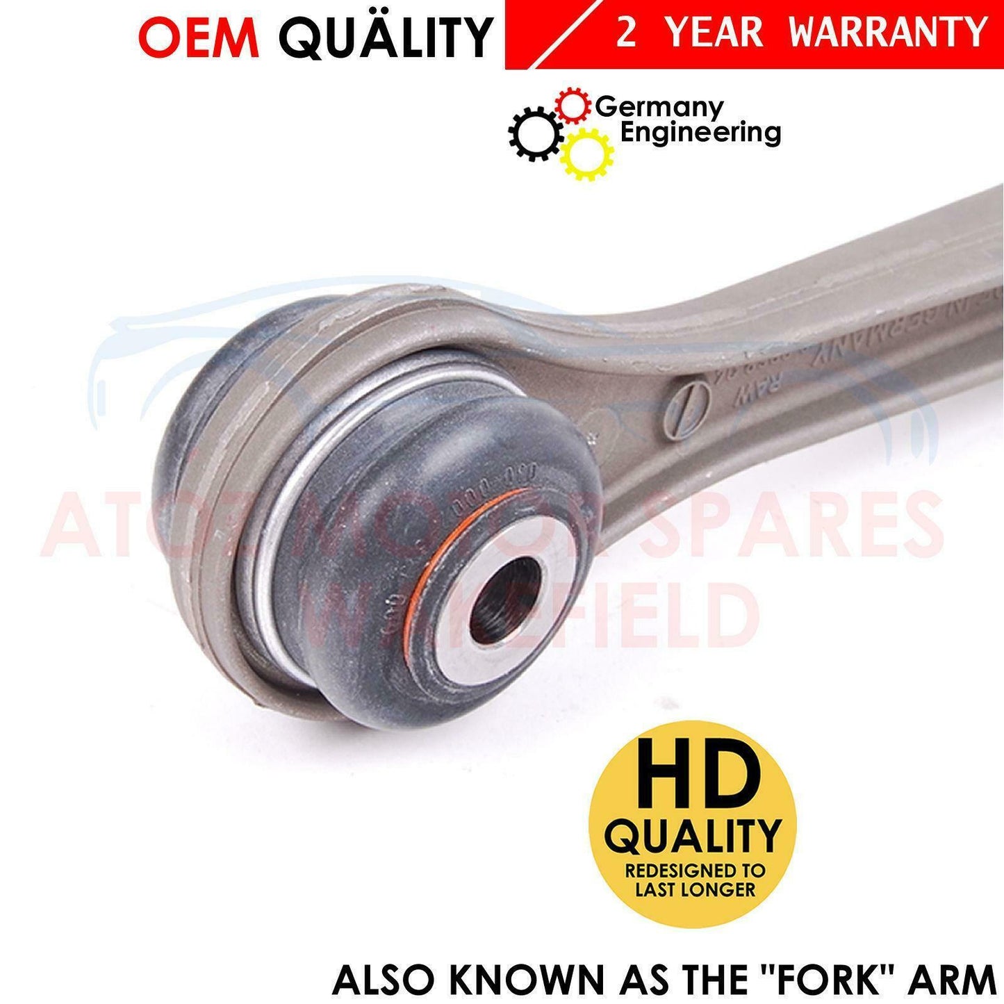 FOR PORSCHE 911 CARRERA 4 FRONT LOWER WISHBONE TRACK CONTROL TUNING FORK ARM