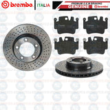 FOR PORSCHE 911 CARRERA 996 997 FRONT BREMBO BRAKE DISCS PADS SENSORS 318mm