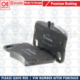 FOR PORSCHE 911 CARRERA 997 REAR BREMBO BRAKE PADS RR 2006-2012