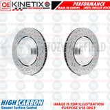 FOR PORSCHE 911 (991) 3.0 CARRERA S 4S TARGA 15-19 FRONT BRAKE DISCS PAIR 350mm