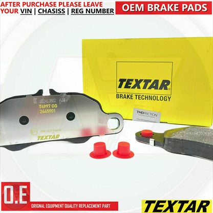 FOR PORSCHE BOXSTER S 3.4 (981) 2012- FRONT GENUINE TEXTAR BRAKE PADS SET
