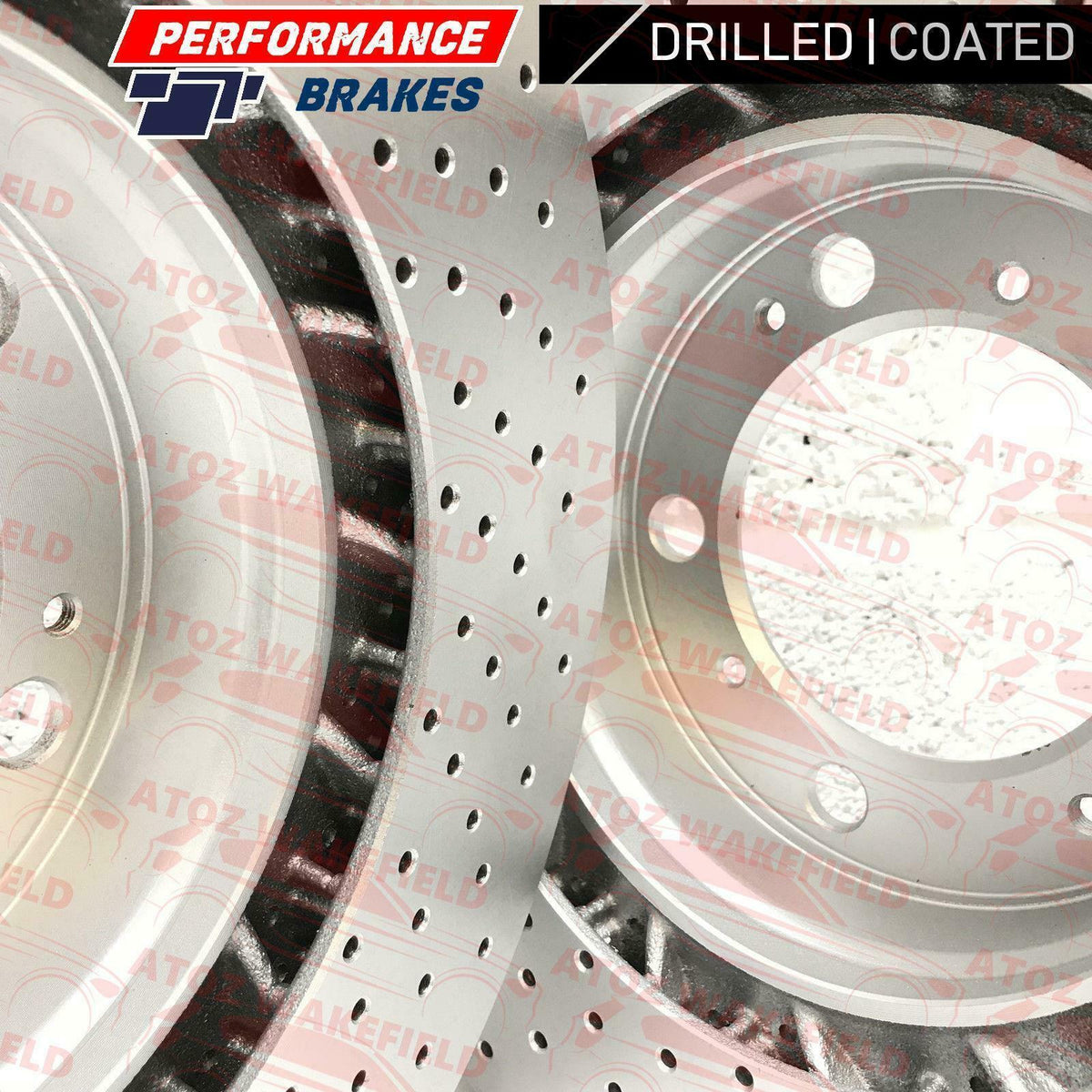 FOR PORSCHE FRONT DRILLED BRAKE DISCS FOR BOXSTER S 986 987 CAYMAN 2.9 3.2 3.4 R