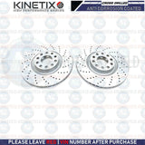 FOR PORSCHE CAYENNE 4.8 GTS TURBO S FRONT REAR DRILLED BRAKE DISCS PADS FR RR