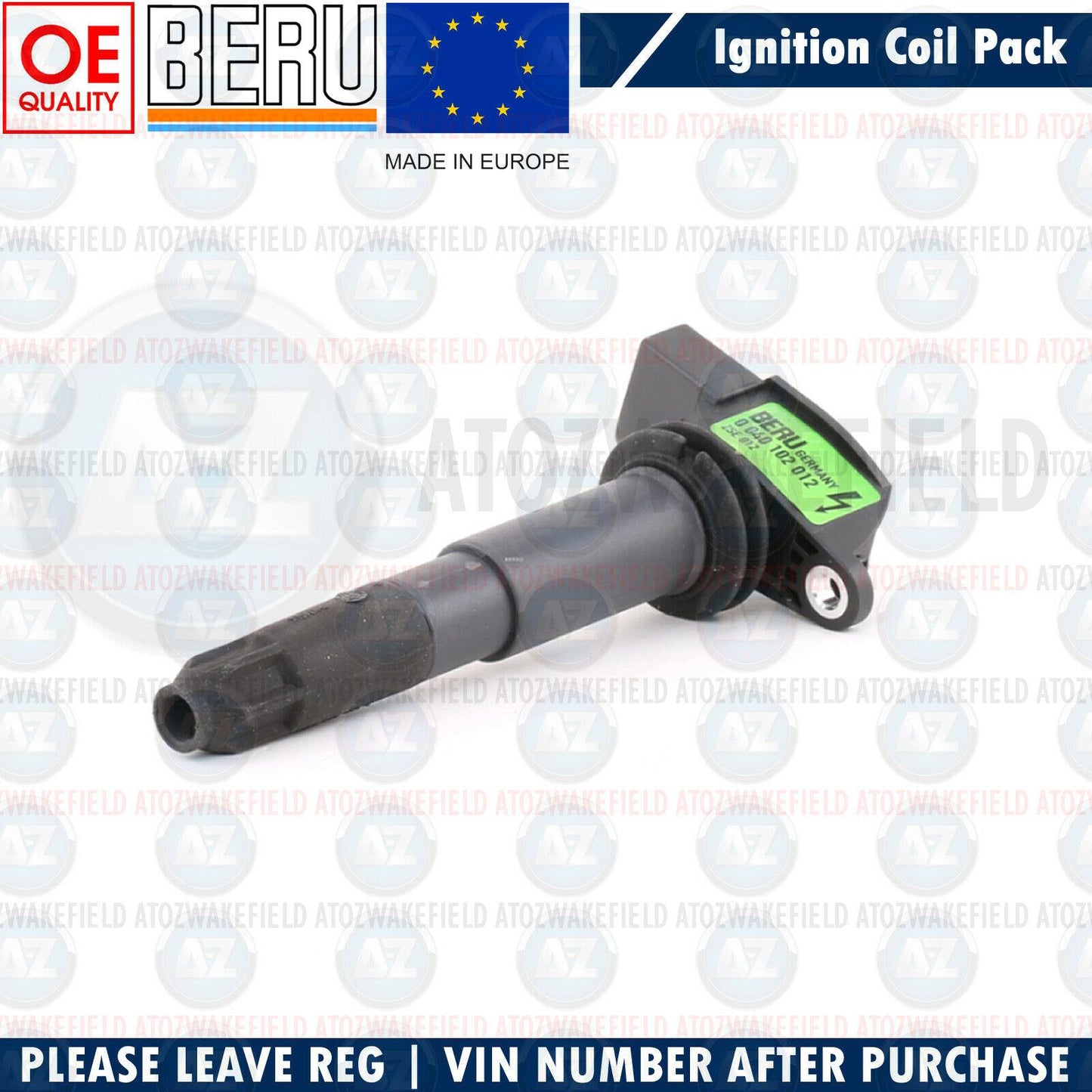 FOR PORSCHE CAYENNE 955 S TURBO 4.5 GENUINE BERU IGNITION COIL PACK STICK 2002-