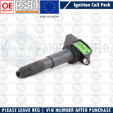 FOR PORSCHE CAYENNE 955 S TURBO 4.5 GENUINE BERU IGNITION COIL PACK STICK 2002-