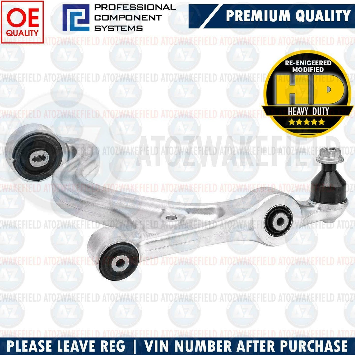 FOR PORSCHE PANAMERA 2010-2013 FRONT LOWER SUSPENSION WISHBONE CONTROL ARMS PAIR