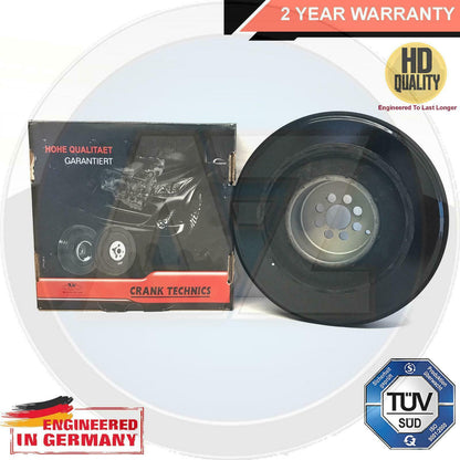 FOR AUDI A4 A5 A6 A7 A8 Q5 Q7 V6 3.0 TDI CRANKSHAFT PULLEY DAMPER DRIVE BELT KIT
