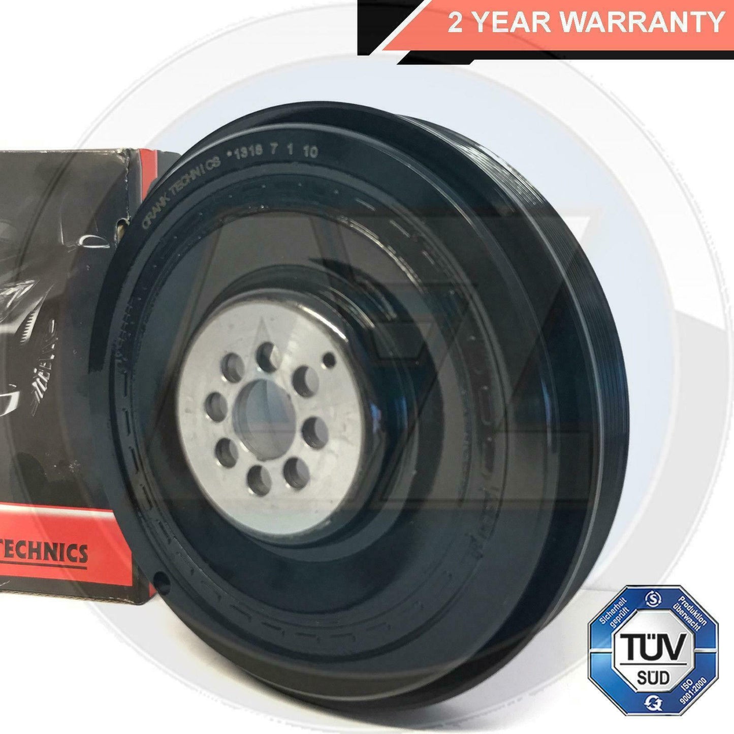FOR AUDI A4 A5 A6 A7 A8 Q5 Q7 V6 3.0 TDI CRANKSHAFT PULLEY DAMPER DRIVE BELT KIT