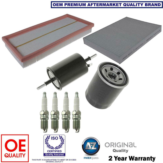 FOR PROTON GEN 2 1.6 OIL AIR FUEL SPARK PLUGS CABIN POLLEN FILTER SERVICE KIT