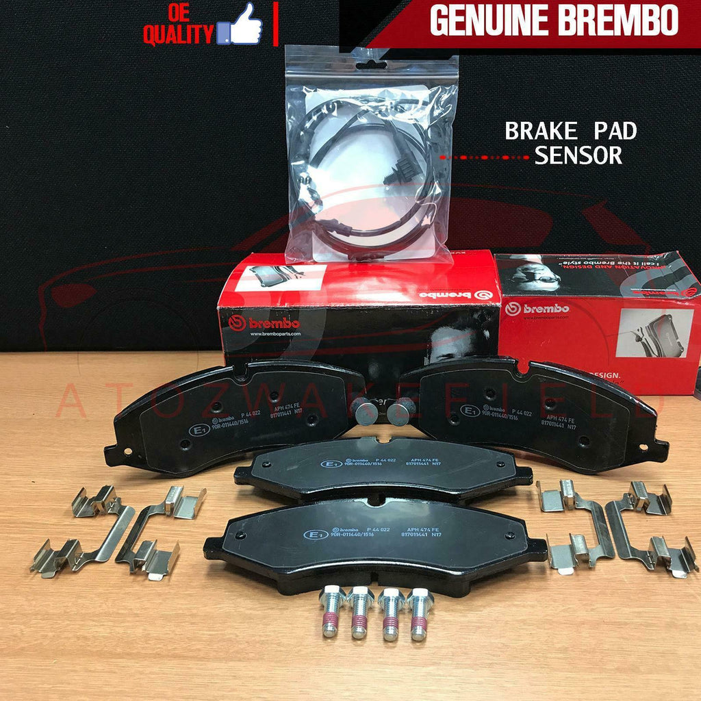FOR RANGE ROVER SPORT LAND ROVER DISCOVER 4 FRONT BREMBO BRAKE PADS WIRE SENSOR