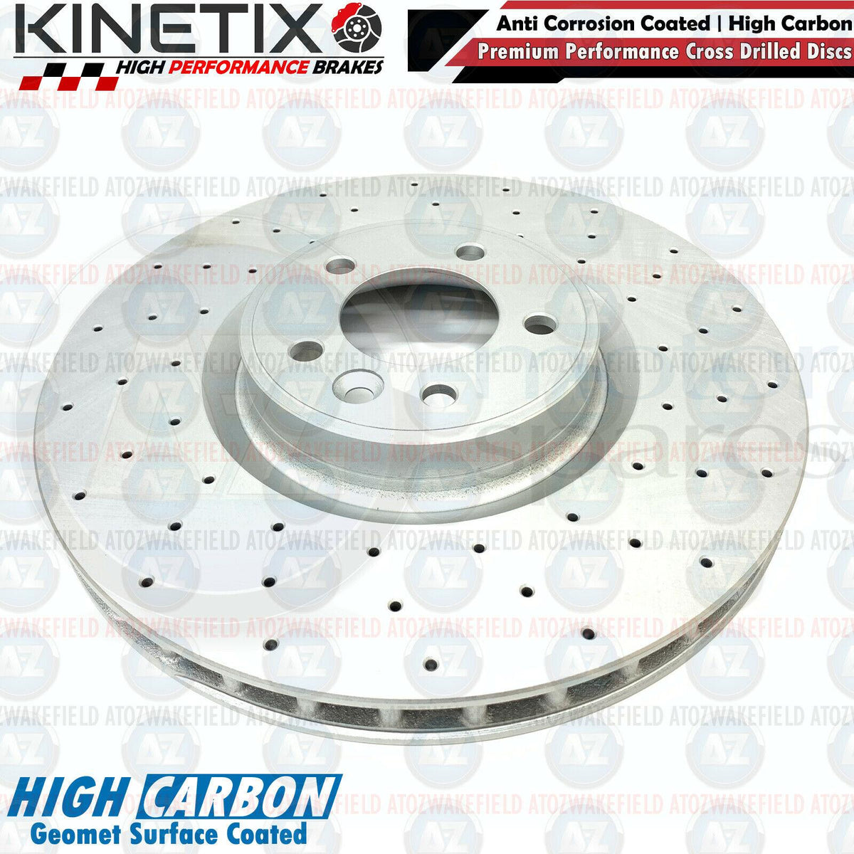 FIT RANGE ROVER SPORT AUTOBIOGRAPHY FRONT & REAR DRILLED BRAKE DISCS BREMBO PADS