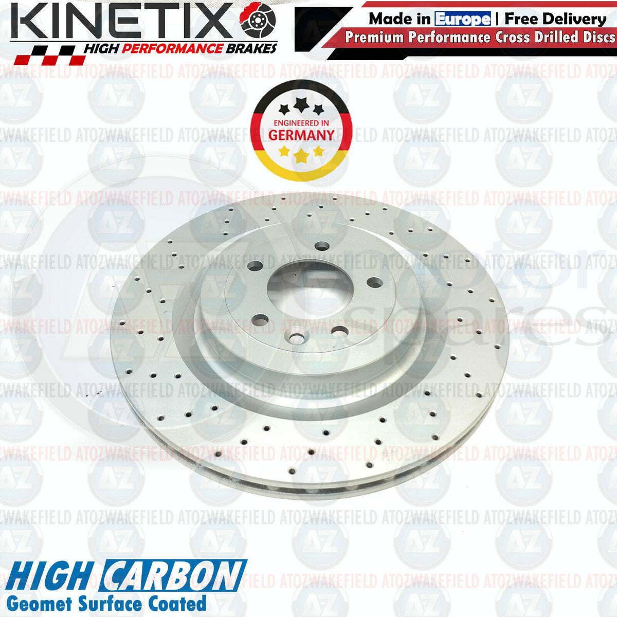 FOR RANGE ROVER SPORT 3.0 SDV6 FRONT & REAR DRILLED BRAKE DISCS 380mm 365mm