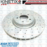 FIT RANGE ROVER SPORT 3.0 SDV6 FRONT REAR DRILLED BRAKE DISCS 380mm 365mm