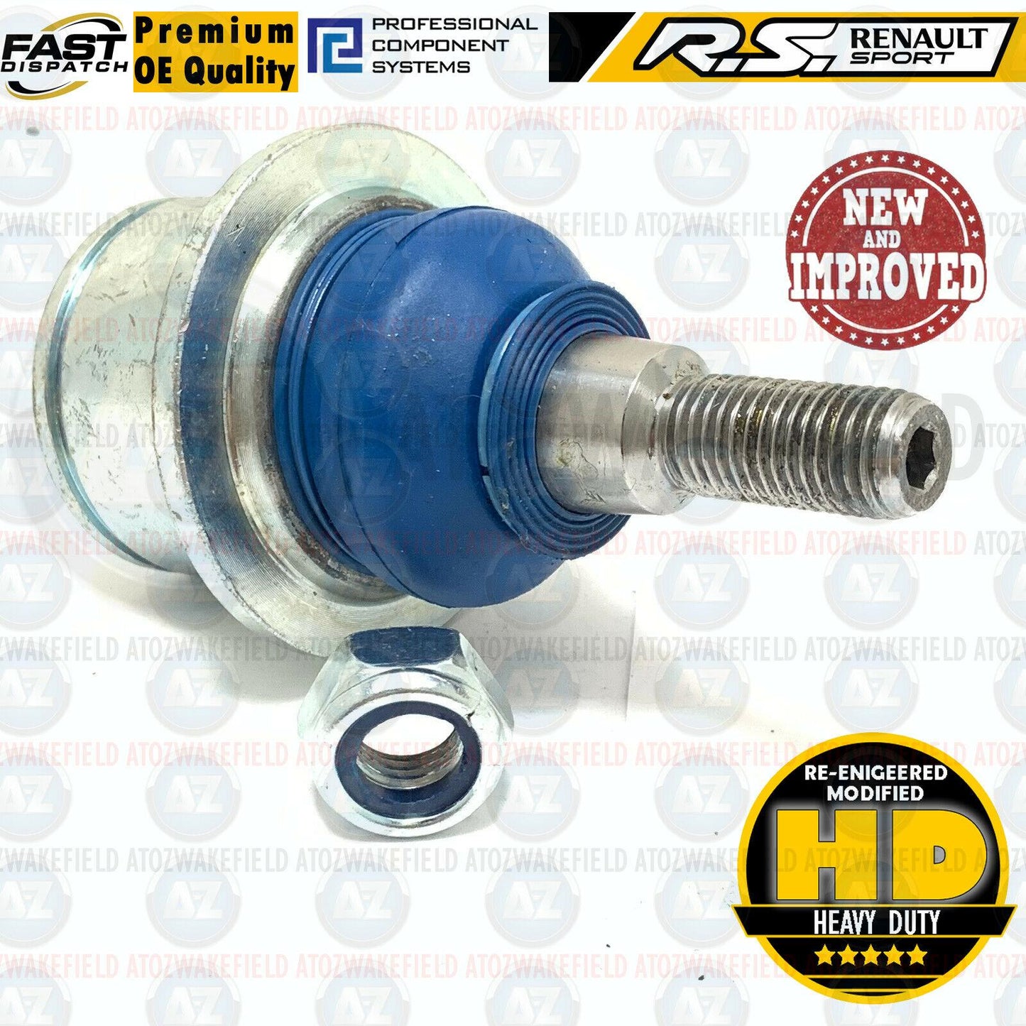 FOR CLIO SPORT 197 200 FRONT SUSPENSION WISHBONE ARMS PIVOT BALL JOINTS LINKS