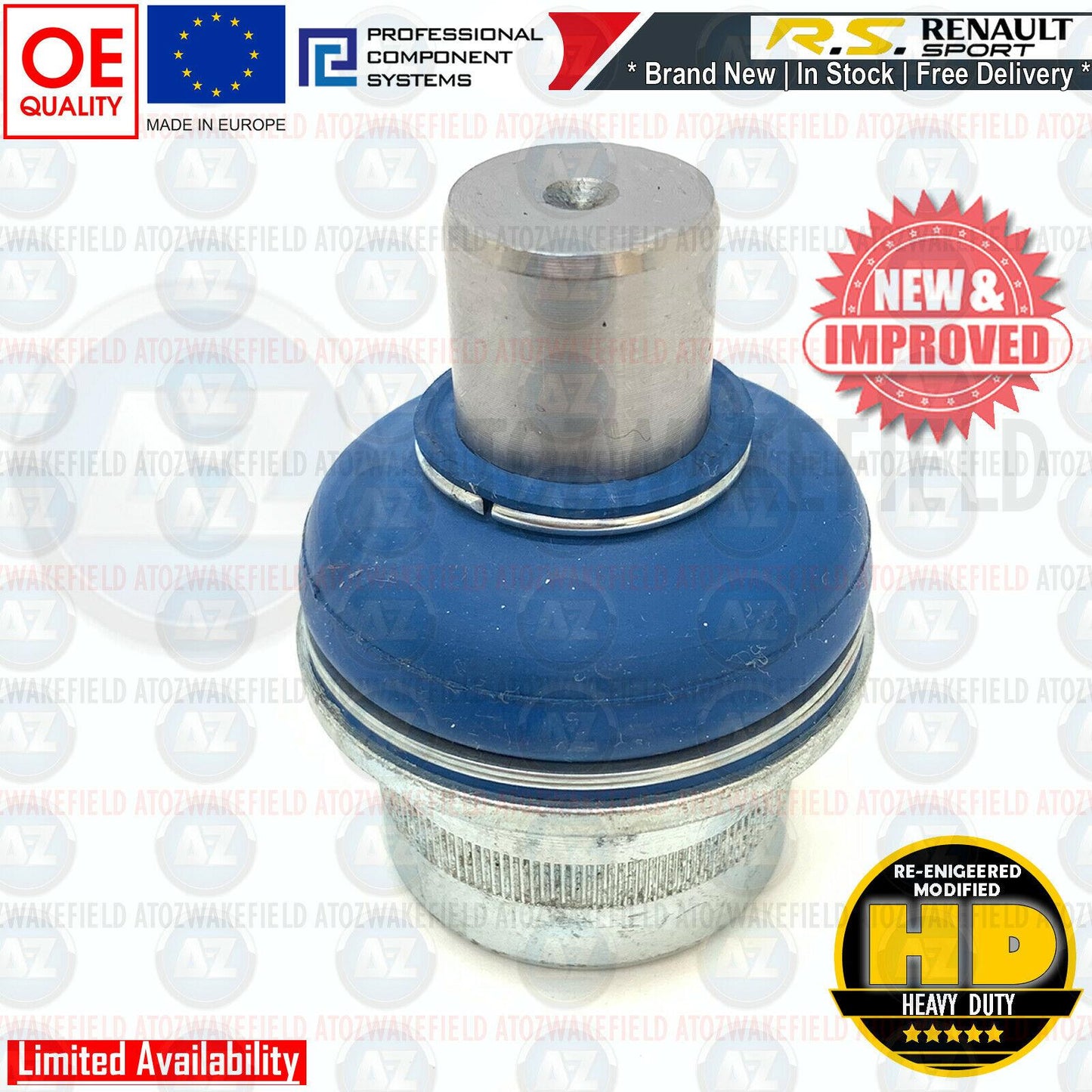 FOR RENAULT CLIO SPORT RS 197 200 FRONT SUSPENSION WISHBONE ARM PIVOT BALL JOINT