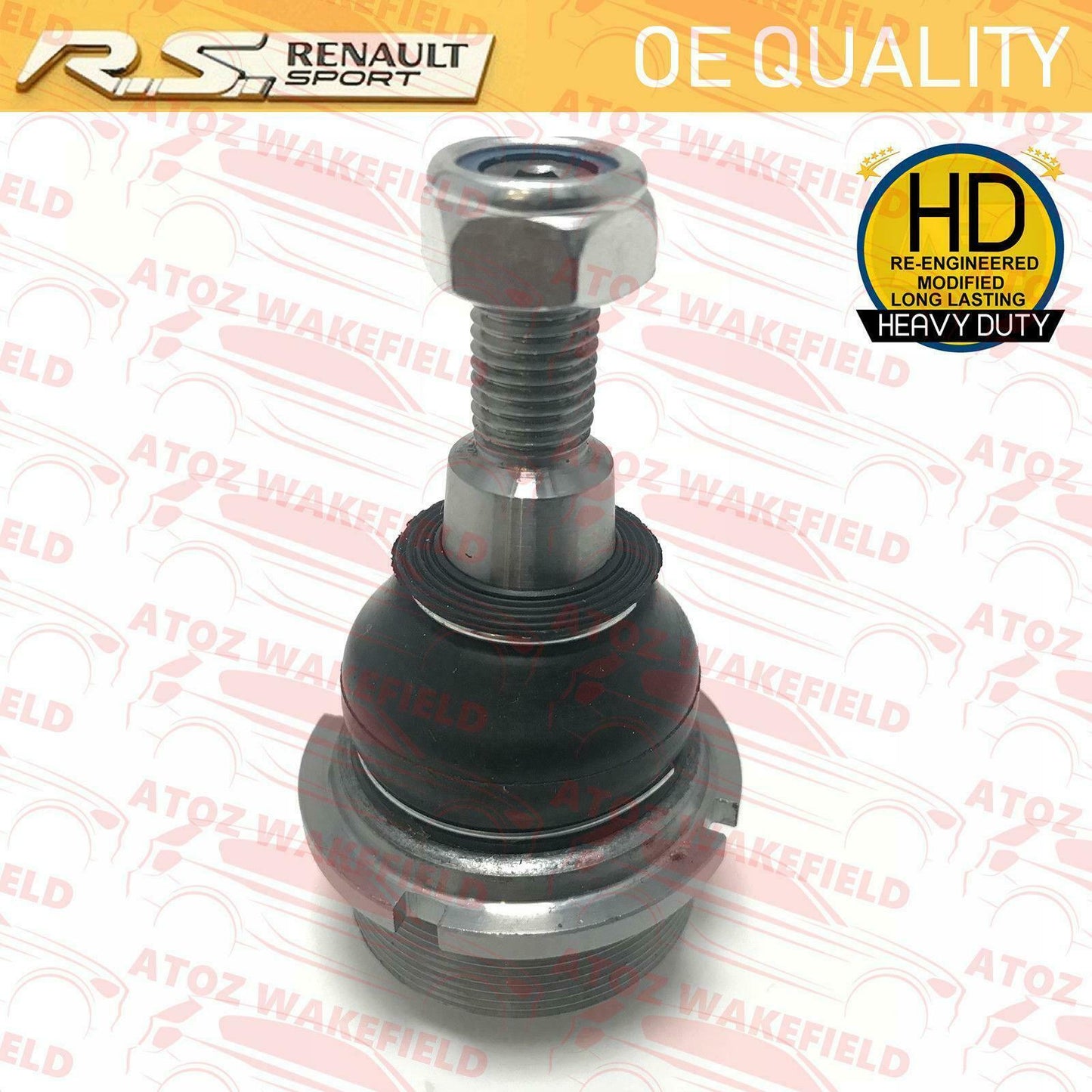 FOR RENAULT CLIO 197 200 MEGANE SPORT MK3 RS TOP BOTTOM HUB ARM BALL JOINT PIVOT
