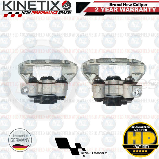 FOR RENAULT CLIO SPORT 172 182 CUP REAR LEFT RIGHT BRAKE CALIPERS PAIR BRAND NEW
