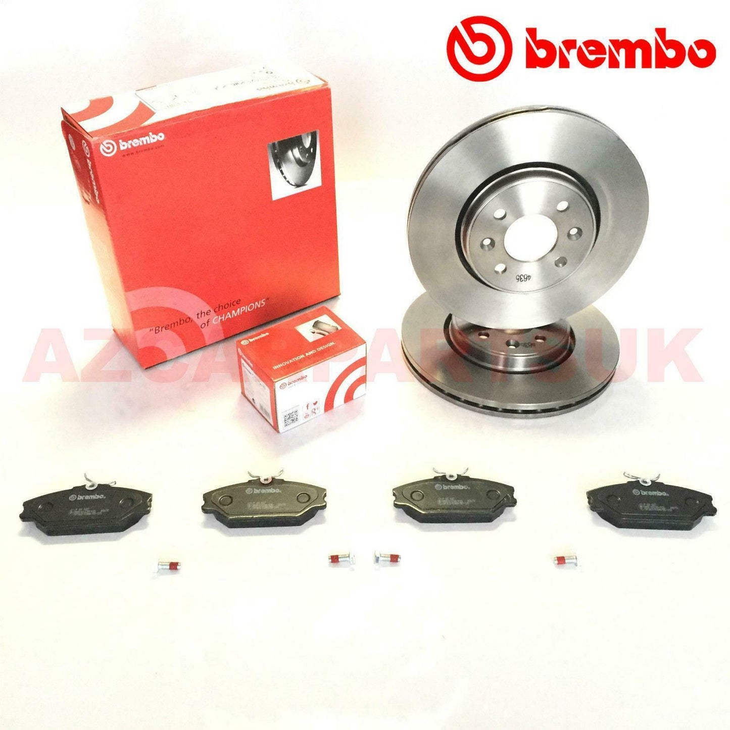 FOR RENAULT CLIO SPORT 172 182 FRONT REAR BREMBO BRAKE DISCS PADS ABS RING KIT