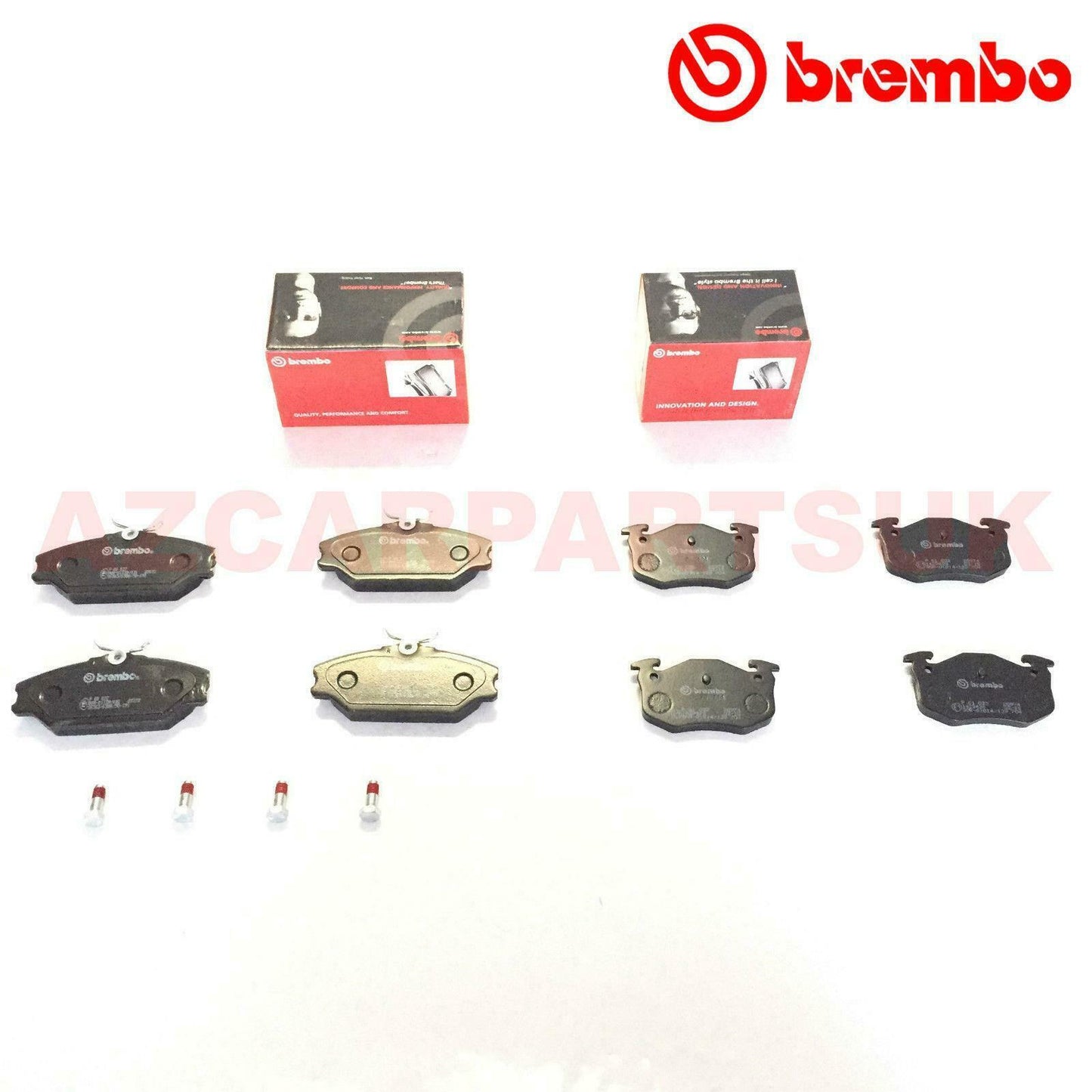 FOR RENAULT CLIO SPORT 172 182 FRONT REAR BREMBO BRAKE DISCS PADS ABS RING KIT