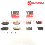 FOR RENAULT CLIO SPORT 172 182 FRONT REAR BREMBO BRAKE DISCS PADS ABS RING KIT
